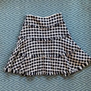 Used but in Great Condition - REBECCA TAYLOR Tweed A-line Skirt